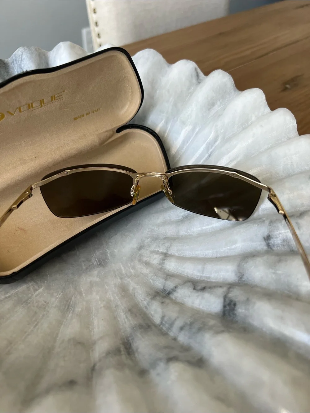 Women’s Vogue Gold Sunglasses VO3331-S